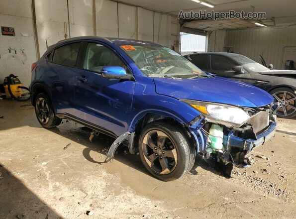 3CZRU6H75JM701223 2018 HONDA HR-V Blue Front right
