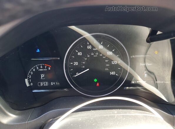 3CZRU6H75NM732140 2022 HONDA HR-V White Widok zestawu wskaźników
