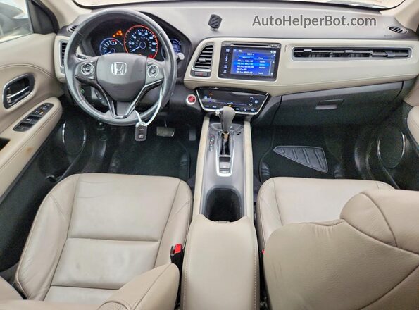 3CZRU6H76GM711901 2016 HONDA HR-V White Dashboard view