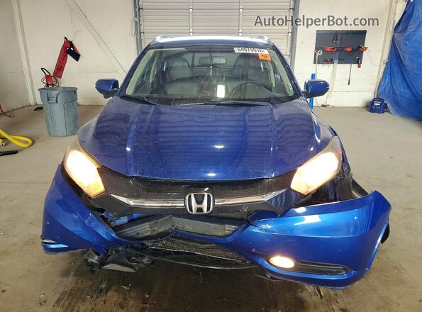 3CZRU6H76JM724168 2018 HONDA HR-V Blue Դիմացի տեսք
