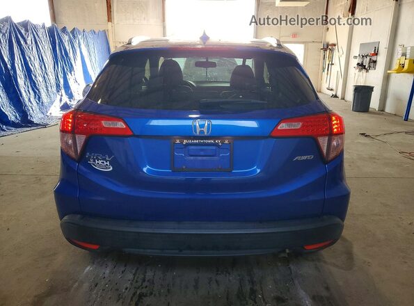 3CZRU6H76JM724168 2018 HONDA HR-V Blue Հետևի տեսք