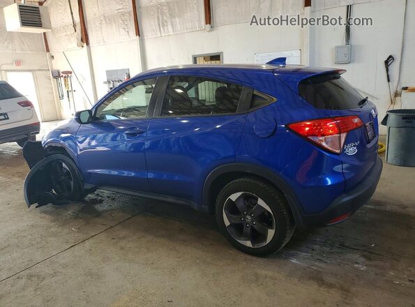 3CZRU6H76JM724168 2018 HONDA HR-V Blue Հետևի ձախ