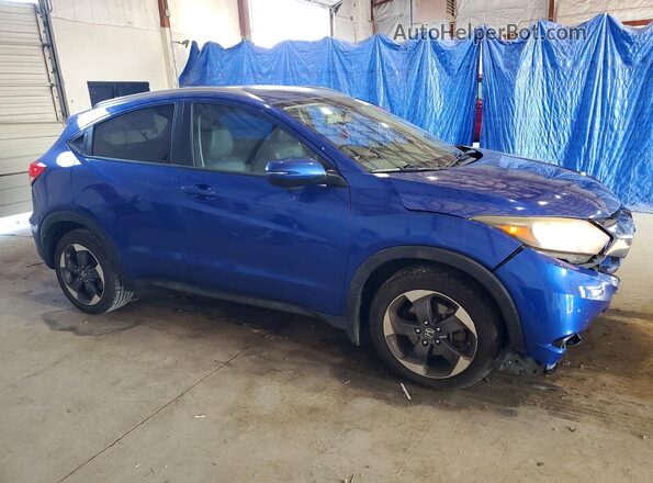 3CZRU6H76JM724168 2018 HONDA HR-V Blue Առջևի աջ