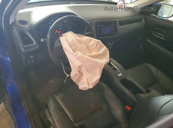 3CZRU6H76JM724168 2018 HONDA HR-V Blue Առջևի վահանակի տեսք