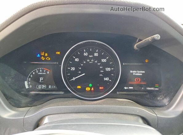 3CZRU6H76KM705170 2019 HONDA HR-V Gray 