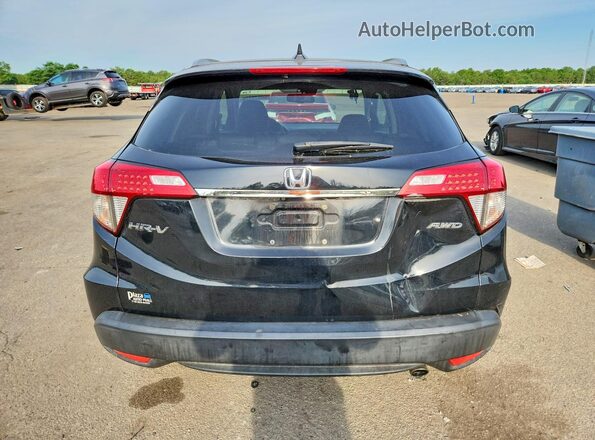 3CZRU6H76KM706318 2019 HONDA HR-V Black Vista trasera
