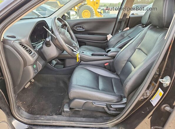 3CZRU6H76KM706318 2019 HONDA HR-V Black Vista interior delantera