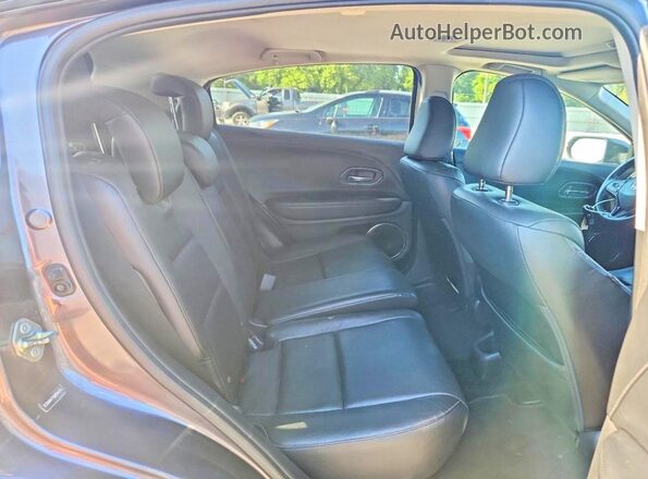 3CZRU6H77GM700115 2016 HONDA HR-V Gray Widok tylnych siedzeń