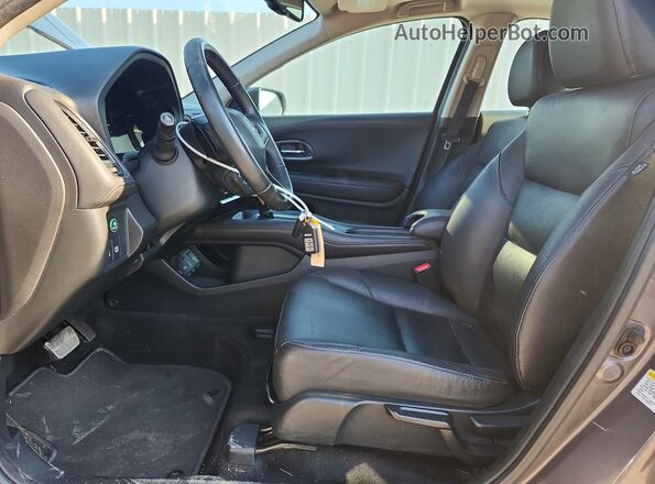 3CZRU6H77GM700115 2016 HONDA HR-V Gray Widok wnętrza z przodu