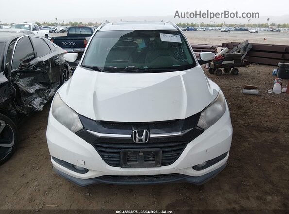 3CZRU6H77GM764915 2016 HONDA HR-V White Vista del salpicadero