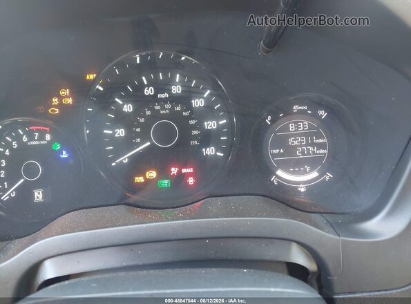 3CZRU6H77HM718695 2017 HONDA HR-V Серебряный Вид задних сидений