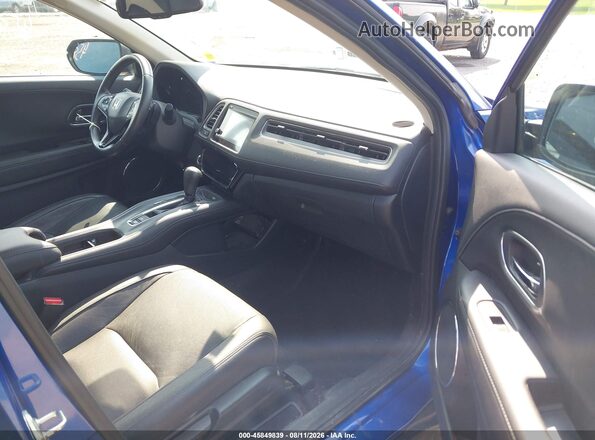 3CZRU6H77KM707669 2019 HONDA HR-V Blue წინა სალონის ხედი