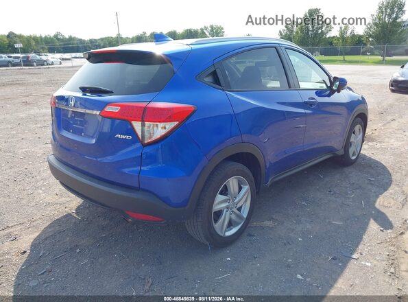 3CZRU6H77KM707669 2019 HONDA HR-V Blue უკანა მარჯვენა