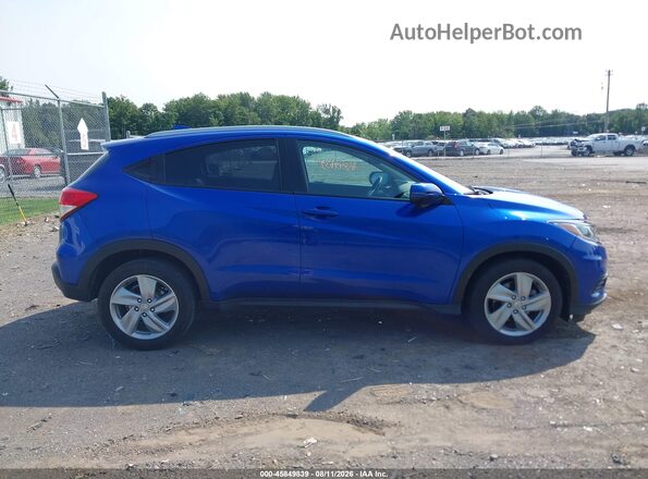 3CZRU6H77KM707669 2019 HONDA HR-V Blue უკანა სალონის ხედი
