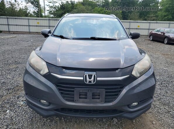 3CZRU6H78GM713634 2016 HONDA HR-V Gray წინა ხედი