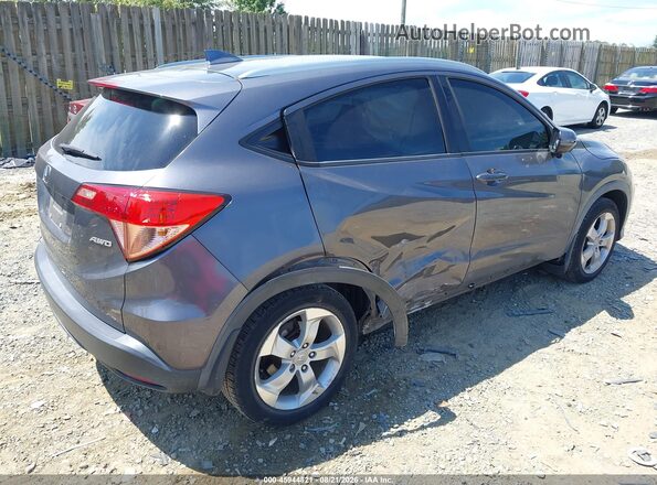 3CZRU6H78GM723306 2016 HONDA HR-V Серый Задняя правая четверть