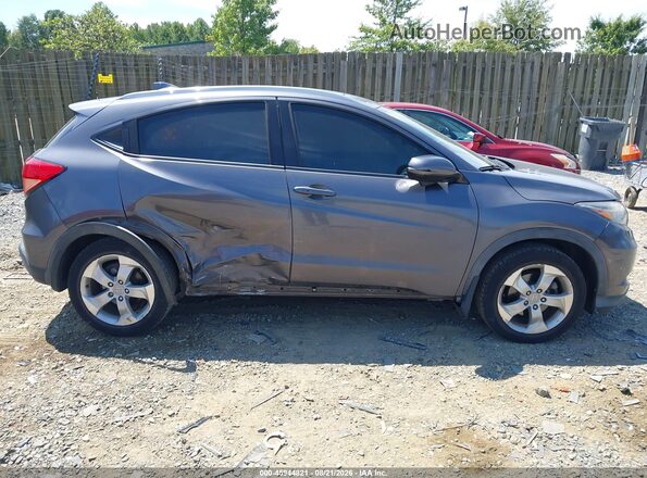 3CZRU6H78GM723306 2016 HONDA HR-V Серый Вид задней части салона