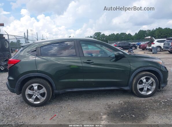 3CZRU6H78GM731308 2016 HONDA HR-V Green Widok wnętrza z tyłu