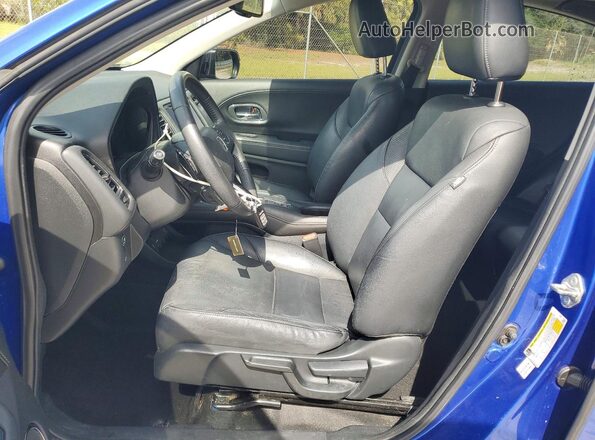 3CZRU6H78JM708389 2018 HONDA HR-V Blue წინა სალონის ხედი