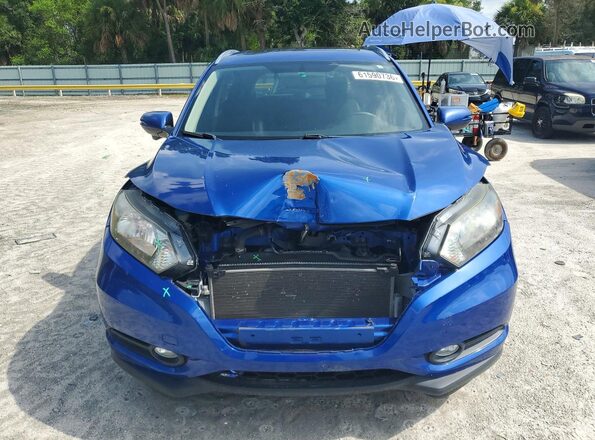 3CZRU6H78JM708389 2018 HONDA HR-V Blue წინა ხედი