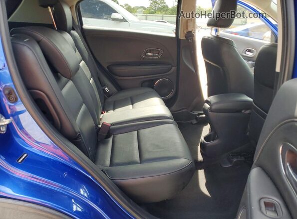 3CZRU6H78JM708389 2018 HONDA HR-V Blue უკანა სავარძლების ხედი