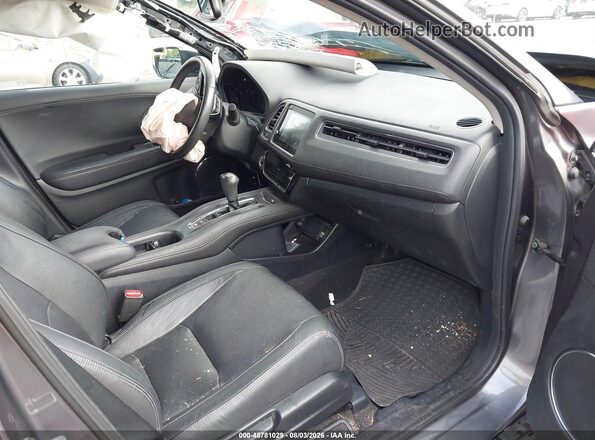 3CZRU6H78KM714971 2019 HONDA HR-V Gray Widok wnętrza z przodu
