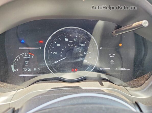3CZRU6H78NM712965 2022 HONDA HR-V Silver ხელსაწყოთა პანელის ხედი
