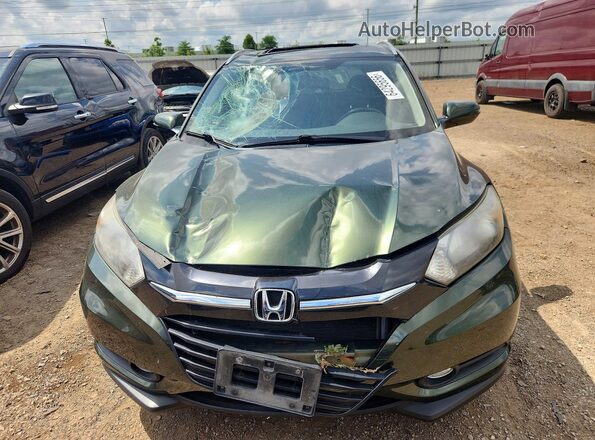 3CZRU6H79GM737733 2016 HONDA HR-V Green Vista frontal