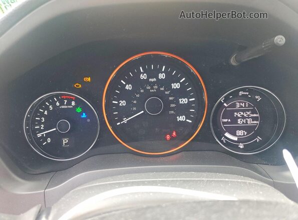 3CZRU6H79JM709454 2018 HONDA HR-V White Սարքավորումների վահանակի տեսք