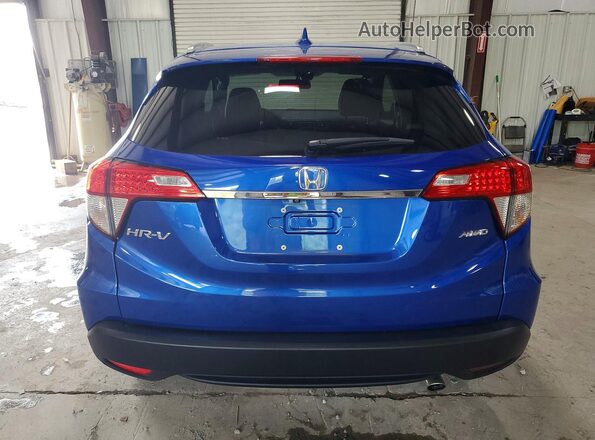 3CZRU6H79LM731716 2020 HONDA HR-V Blue უკანა ხედი