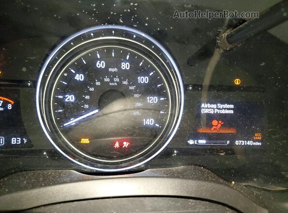 3CZRU6H79LM731716 2020 HONDA HR-V Blue ხელსაწყოთა პანელის ხედი