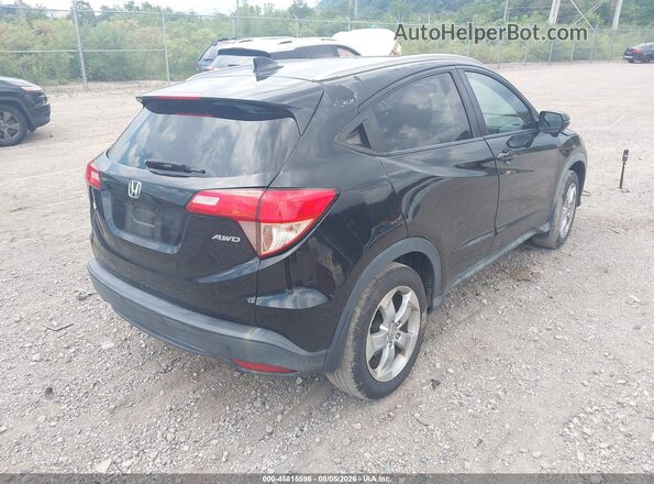 3CZRU6H7XGM745565 2016 HONDA HR-V Черный Задняя правая четверть