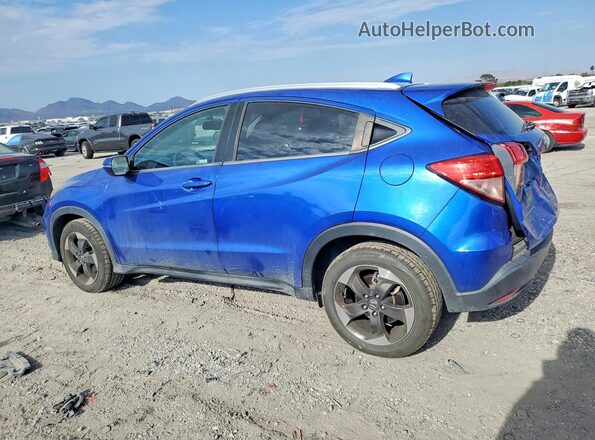 3CZRU6H7XJM717126 2018 HONDA HR-V Blue Задня ліва чверть