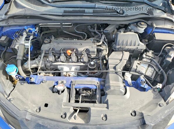 3CZRU6H7XJM717126 2018 HONDA HR-V Blue Вид підкапотного простору