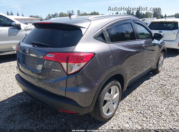 3CZRU6H7XKM715202 2019 HONDA HR-V Серебряный Задняя правая четверть