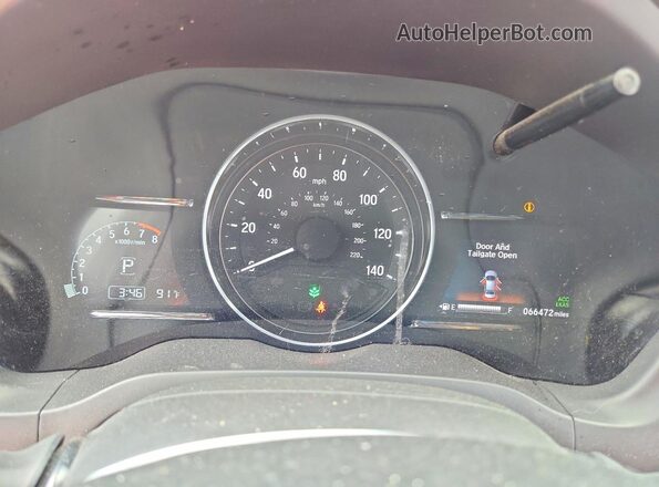 3CZRU6H91KM703795 2019 HONDA HR-V Red ხელსაწყოთა პანელის ხედი