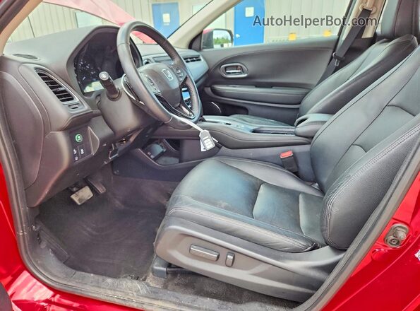 3CZRU6H91KM703795 2019 HONDA HR-V Red წინა სალონის ხედი