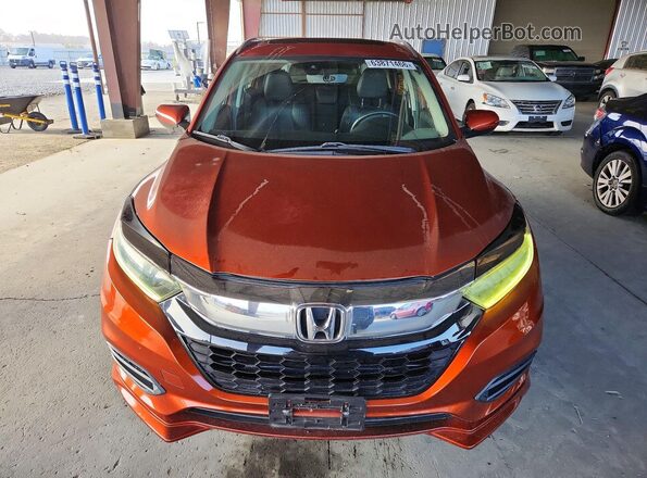 3CZRU6H96KM701136 2019 HONDA HR-V Orange Vista frontal
