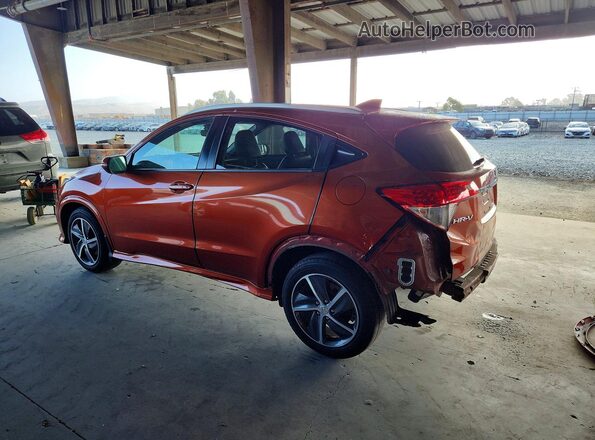 3CZRU6H96KM701136 2019 HONDA HR-V Orange Trasero izquierdo