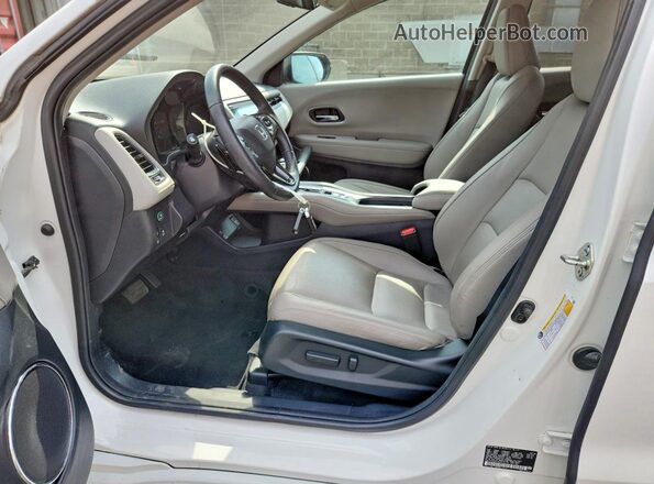 3CZRU6H99LM725139 2020 HONDA HR-V White წინა სალონის ხედი