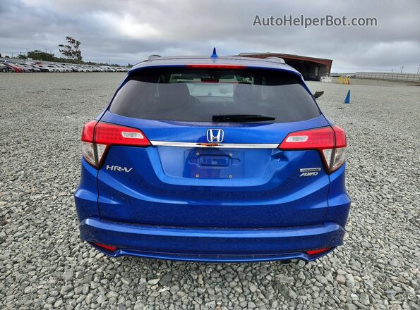 3CZRU6H9XKM712818 2019 HONDA HR-V Blue უკანა ხედი