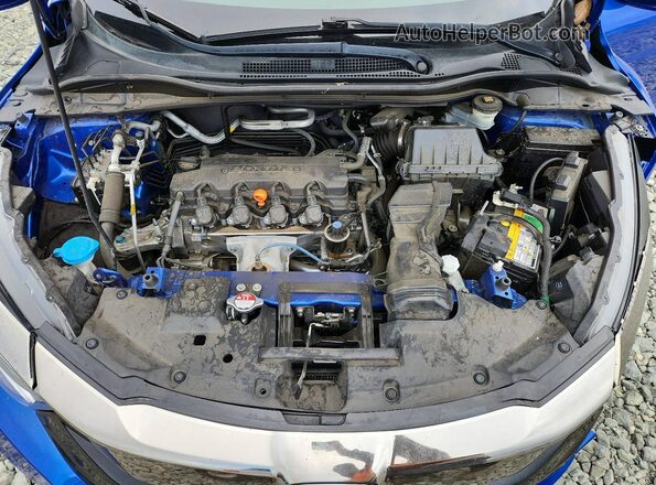 3CZRU6H9XKM712818 2019 HONDA HR-V Blue უკანა სალონის ხედი