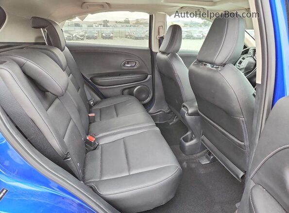 3CZRU6H9XKM712818 2019 HONDA HR-V Blue უკანა სავარძლების ხედი