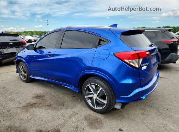 3CZRU6H9XLM734691 2020 HONDA HR-V Синий Задняя левая четверть