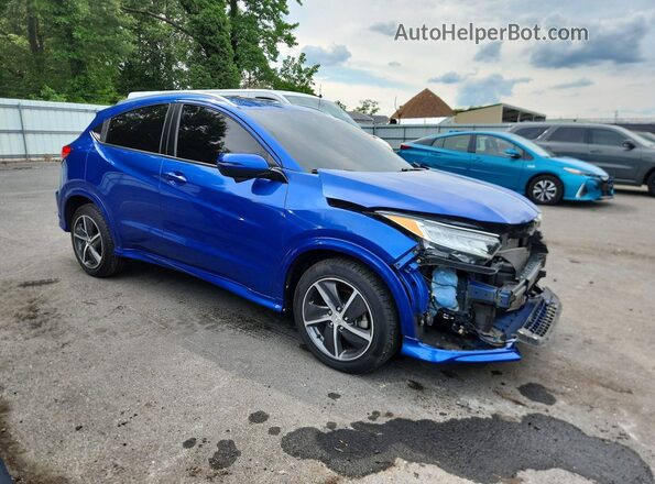 3CZRU6H9XLM734691 2020 HONDA HR-V Синий Передняя правая четверть