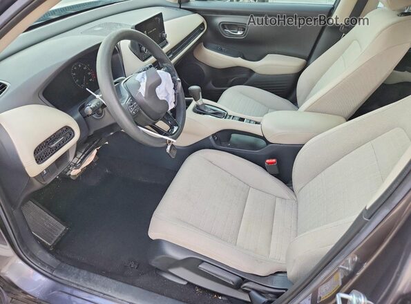 3CZRZ1H30PM729411 2023 HONDA HR-V Серый Вид салона спереди