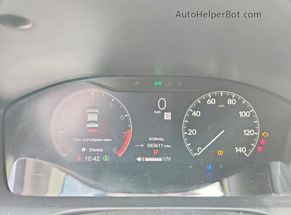 3CZRZ1H30PM729411 2023 HONDA HR-V Серый Вид щитка приборов