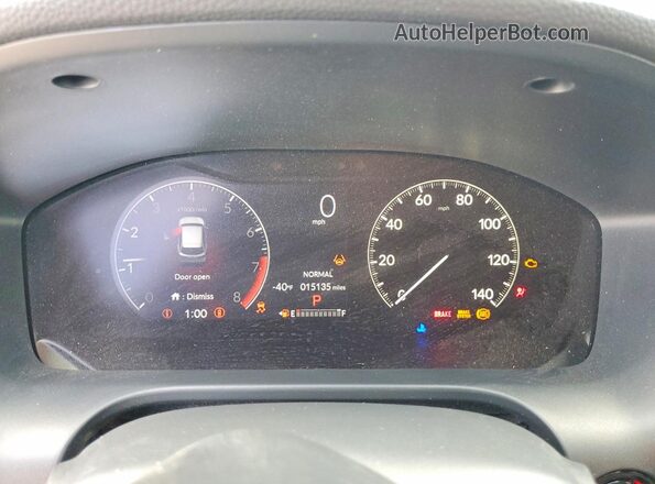 3CZRZ1H30SM740580 2025 HONDA HR-V Черный Вид щитка приборов