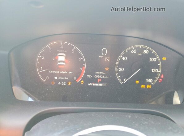 3CZRZ1H31TM736491 2026 HONDA HR-V Серый Вид щитка приборов