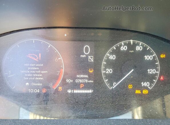 3CZRZ1H32PM724565 2023 HONDA HR-V White ხელსაწყოთა პანელის ხედი